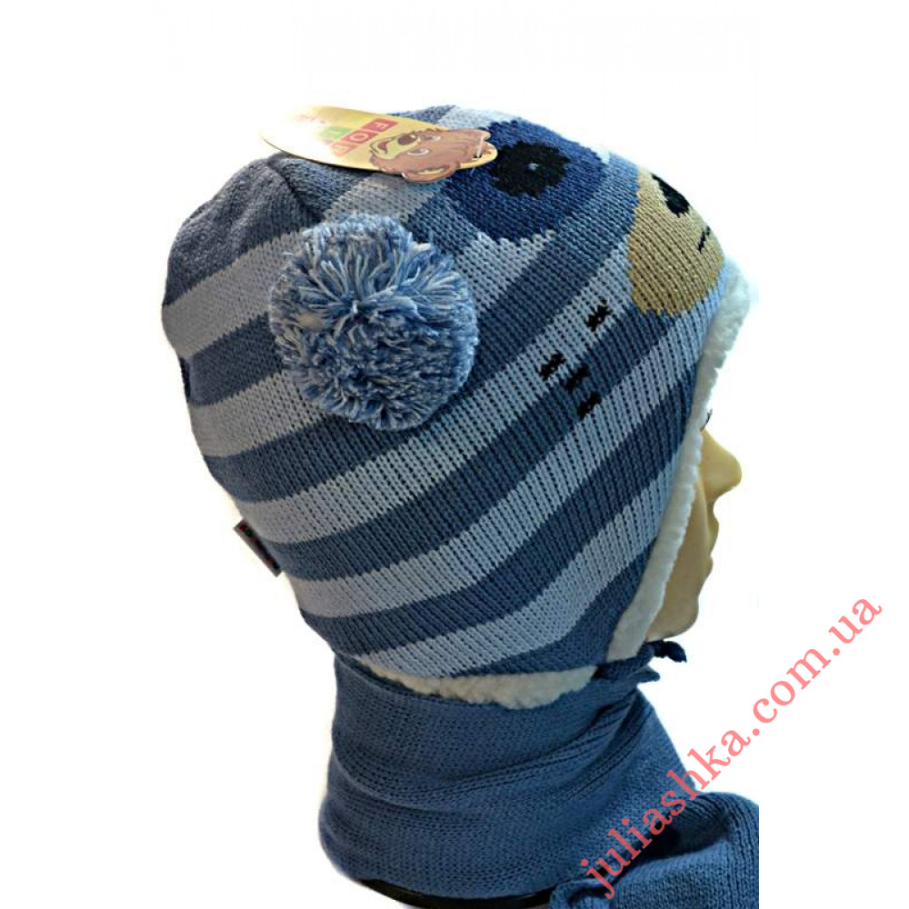 131м POLITANO(46-50р.зимний вязаный комплект)