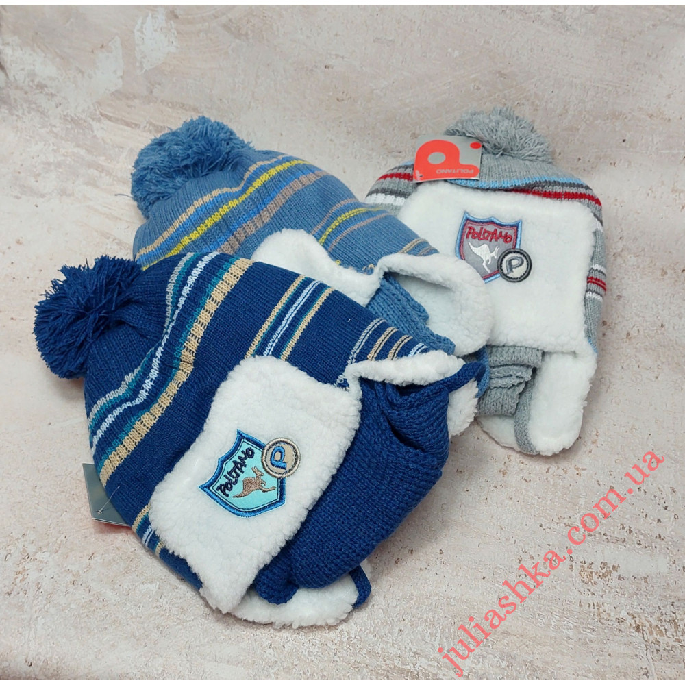 167м POLITANO(48-52р.зимний вязаный комплект)