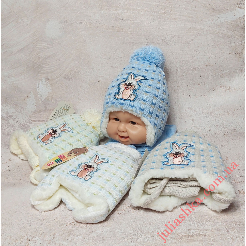 113м POLITANO(38-42р.зимний вязаный комплект)42