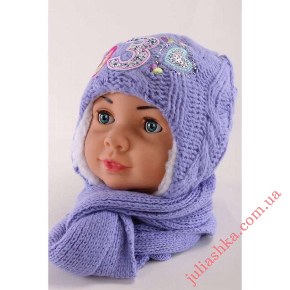 114м POLITANO(46-50р.зимний вязаный комплект)