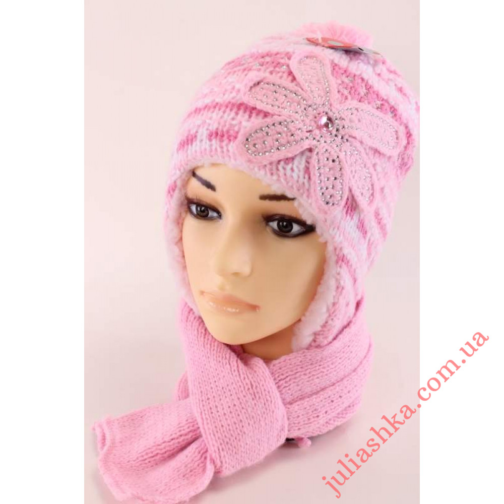 132м POLITANO(50-54р.зимний вязаный комплект)