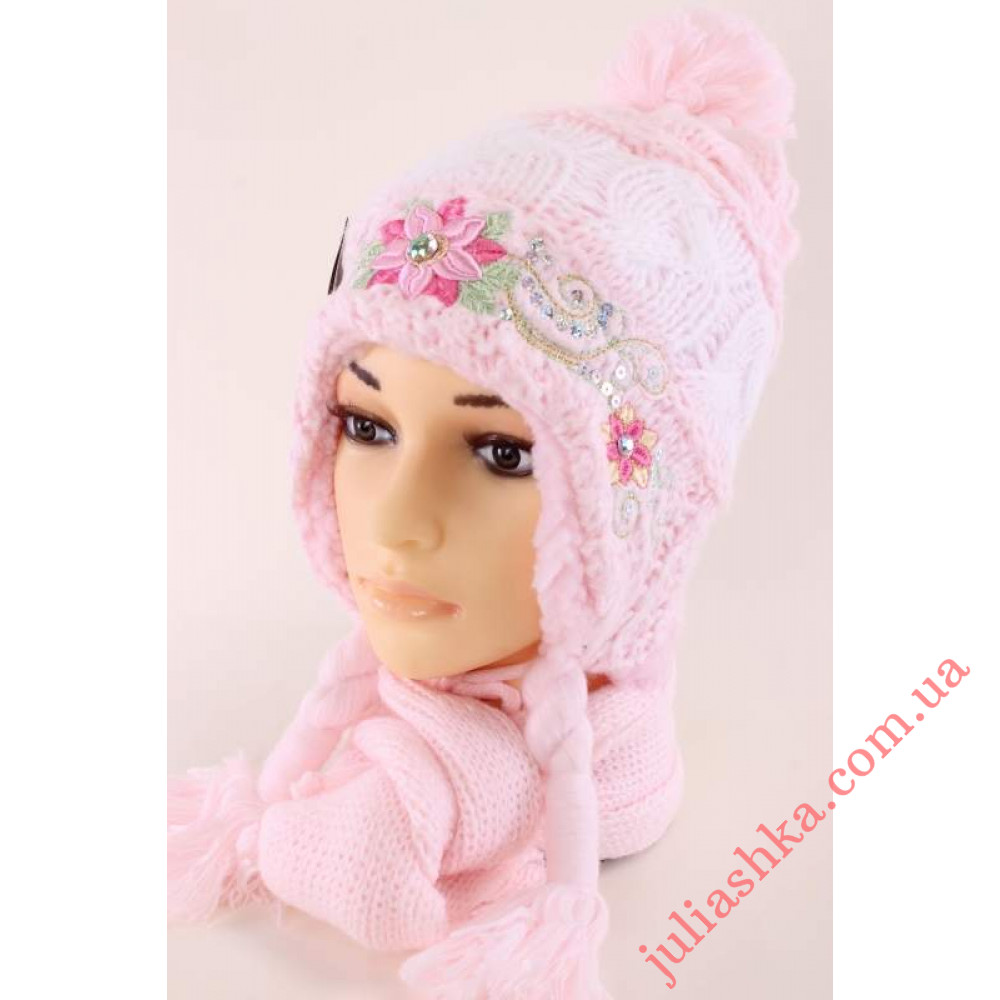 81м POLITANO(50-54р.зимний вязаный комплект)