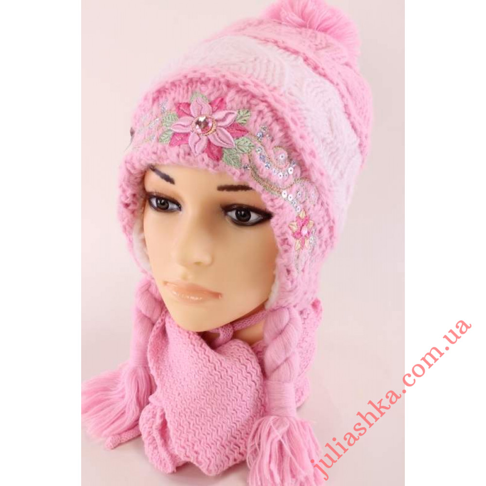 81м POLITANO(50-54р.зимний вязаный комплект)