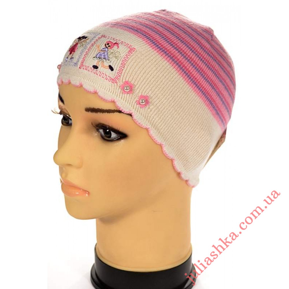 03 AMAL (46-50р.детская вязаная шапка)