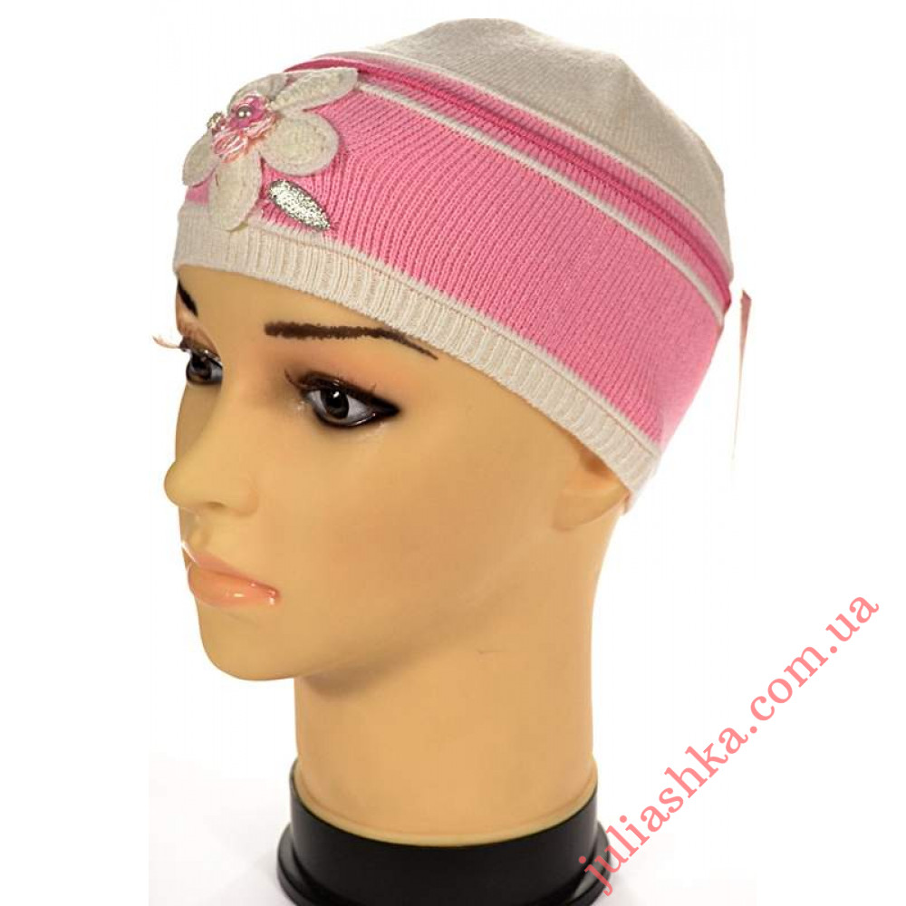 04 AMAL(46-50р.детская вязаная шапка)