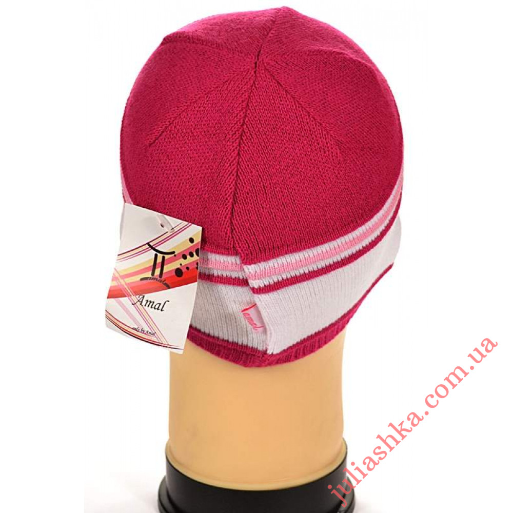 04 AMAL(46-50р.дитяча в'язана шапка)