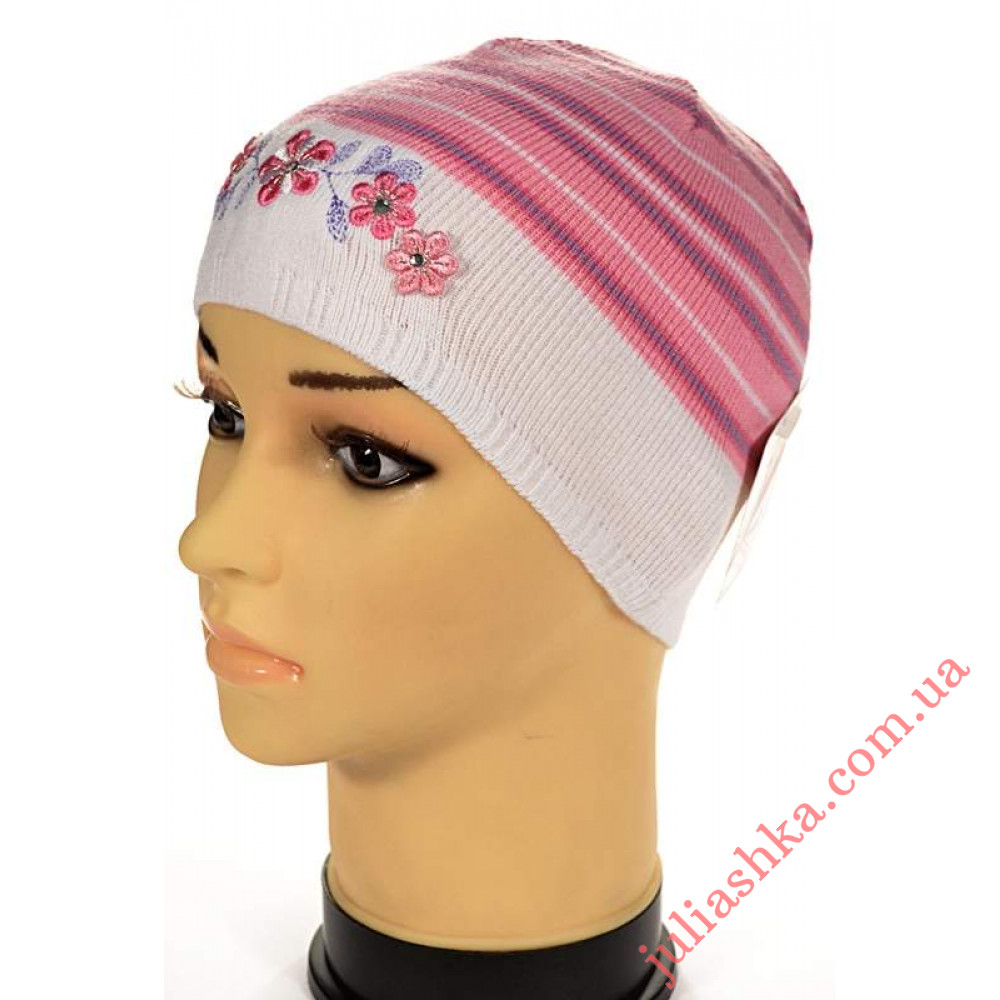 06 AMAL(46-50р.дитяча в'язана шапка)