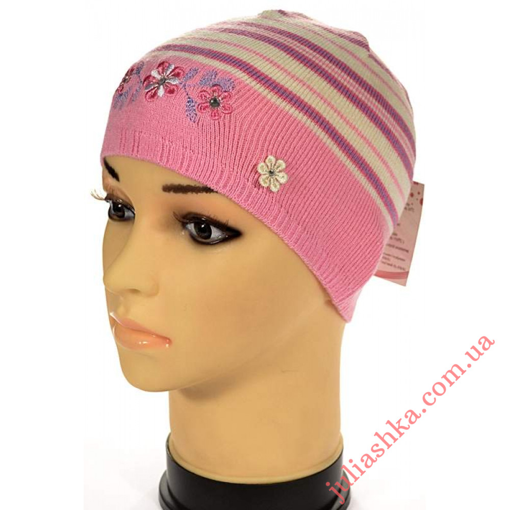 06 AMAL(46-50р.дитяча в'язана шапка)