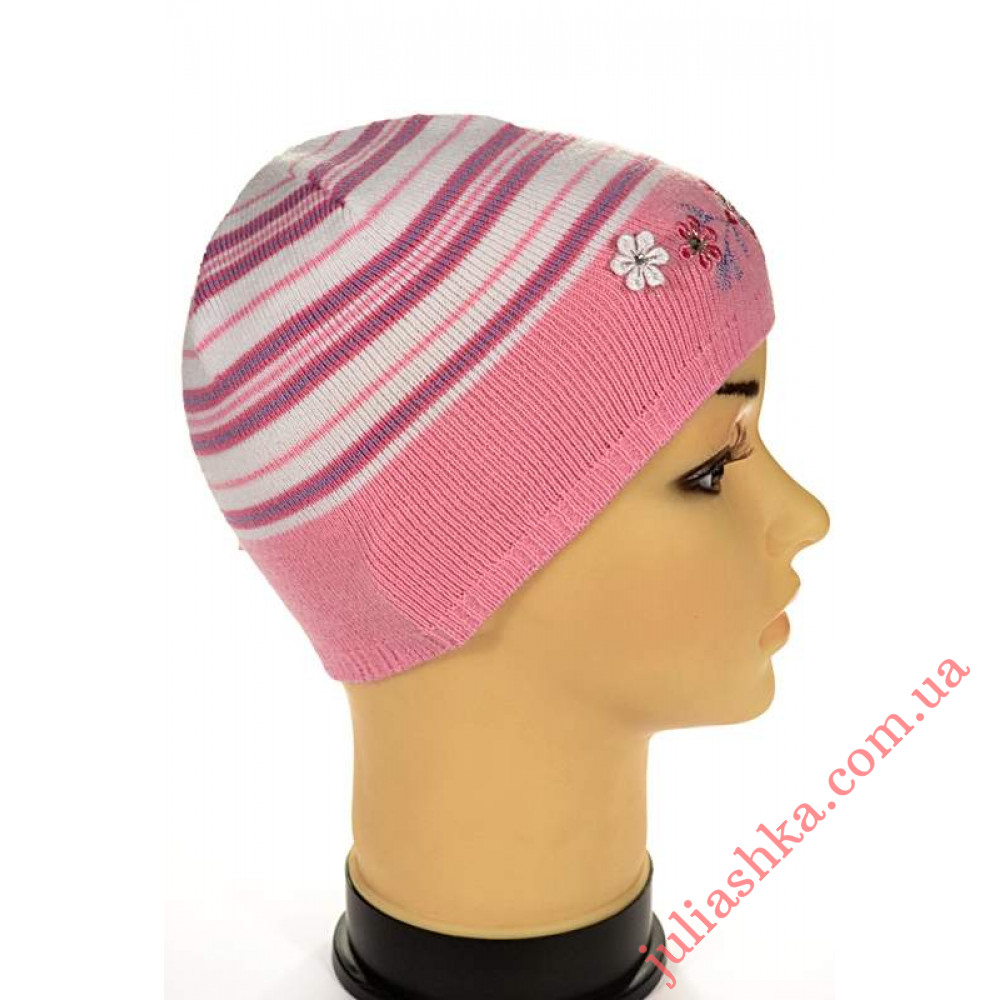 06 AMAL(46-50р.дитяча в'язана шапка)