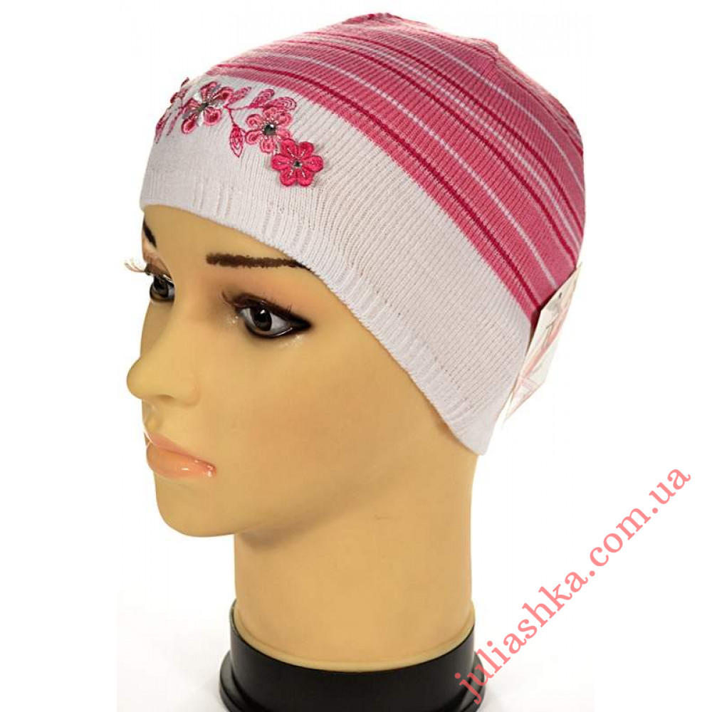 06 AMAL(46-50р.дитяча в'язана шапка)