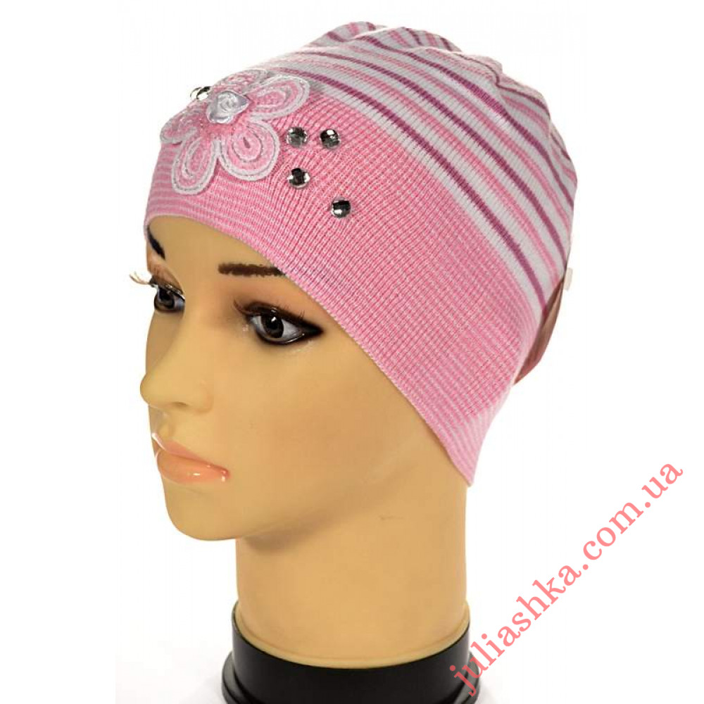 47 AMAL(46-50р.дитяча в'язана шапка)