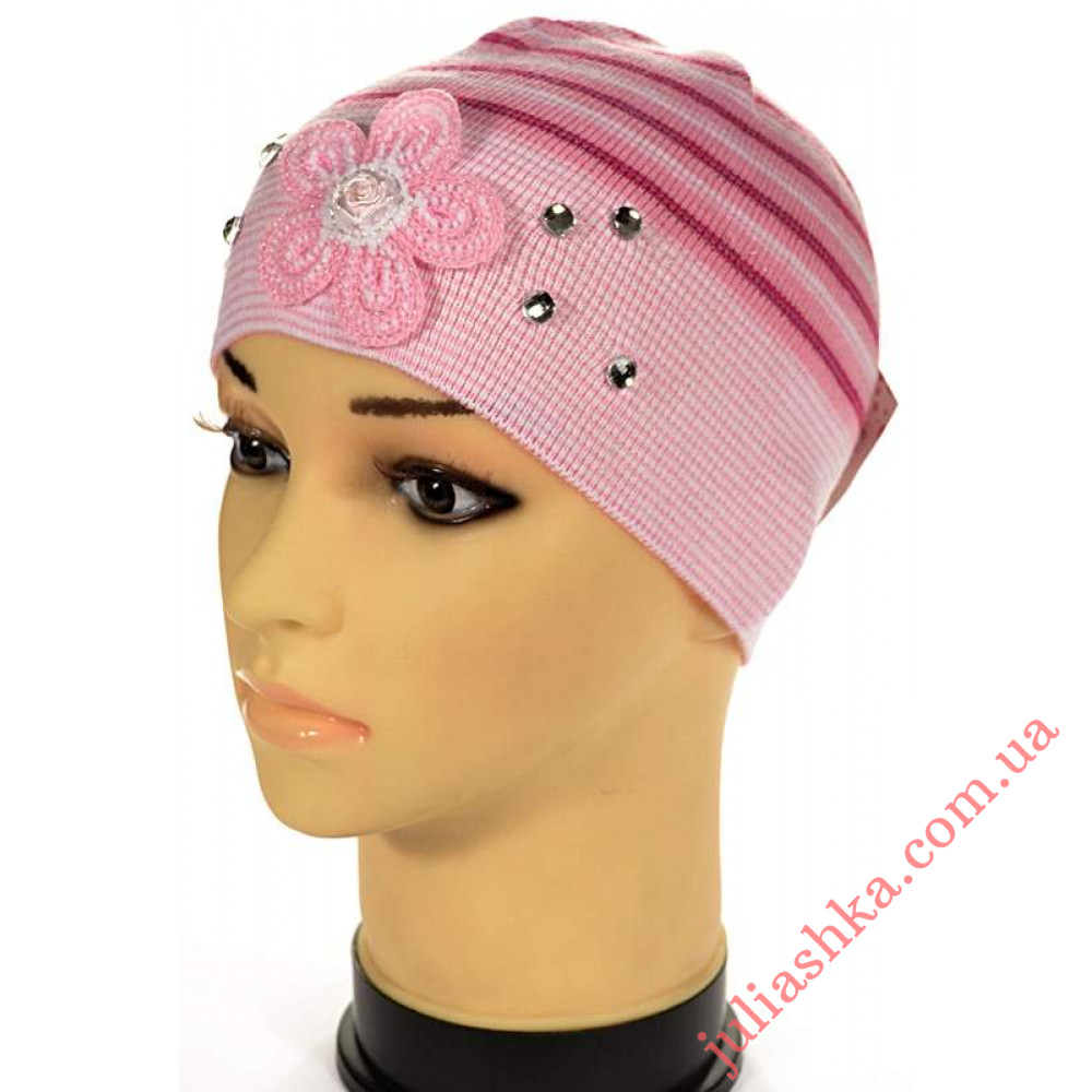 47 AMAL(46-50р.дитяча в'язана шапка)