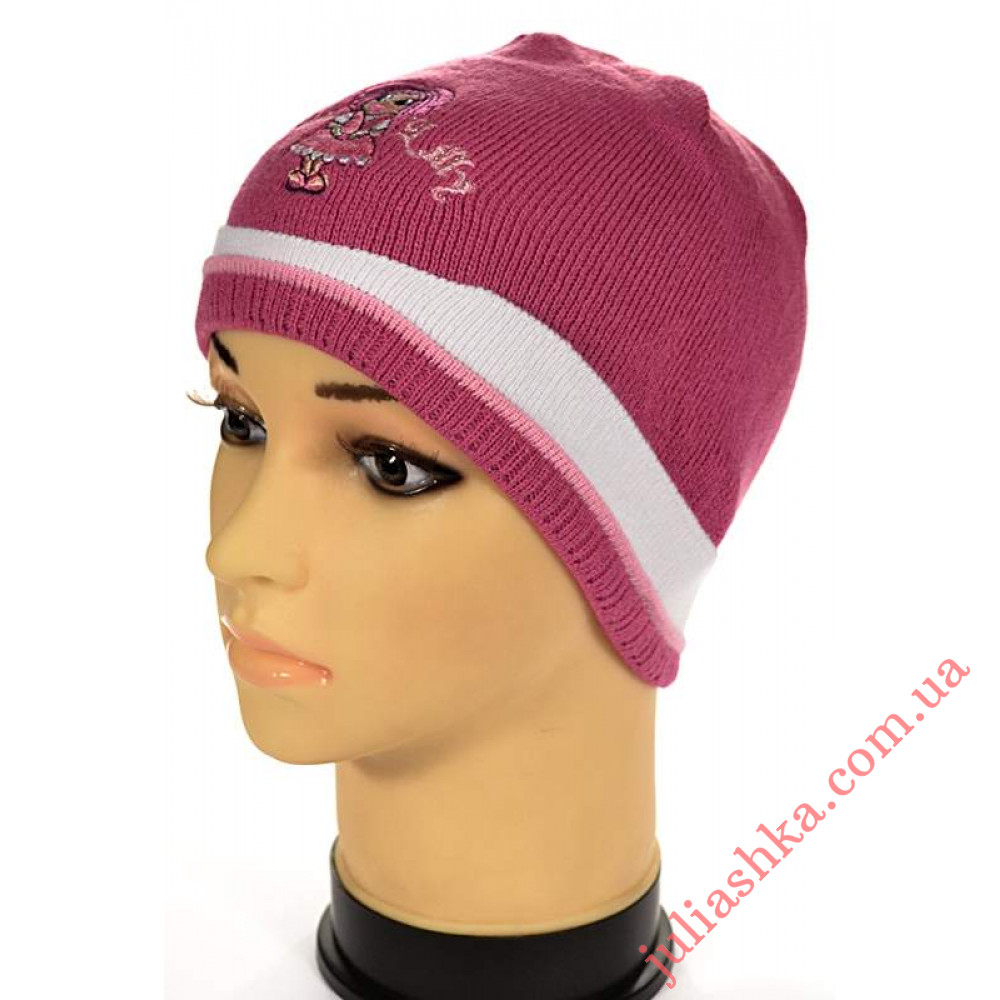 48 AMAL(46-48р.детская вязаная шапка)