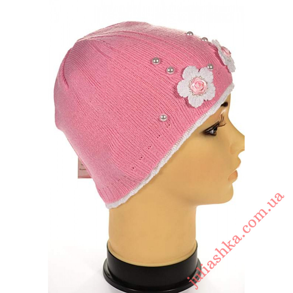 60 AMAL(48-52р.детская вязаная шапка)