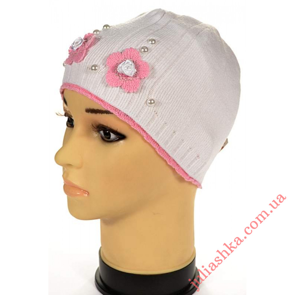 60 AMAL(48-52р.детская вязаная шапка)