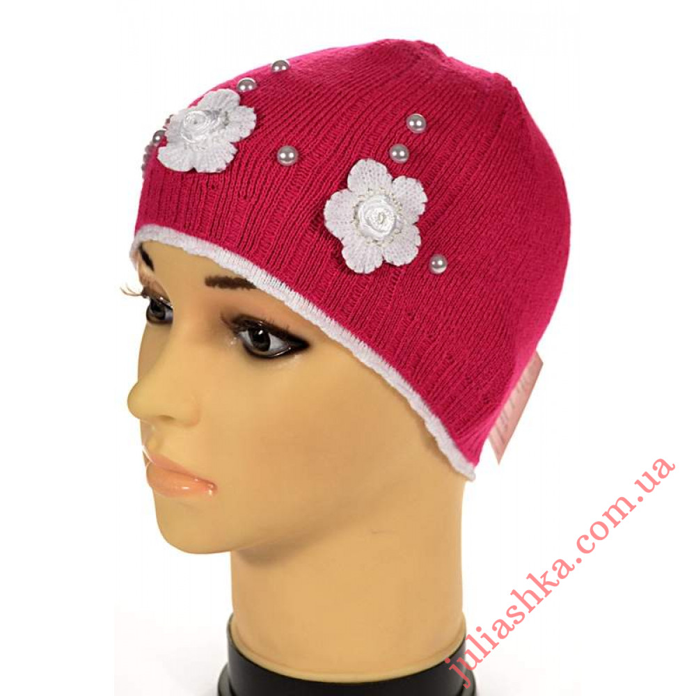 60 AMAL(48-52р.детская вязаная шапка)