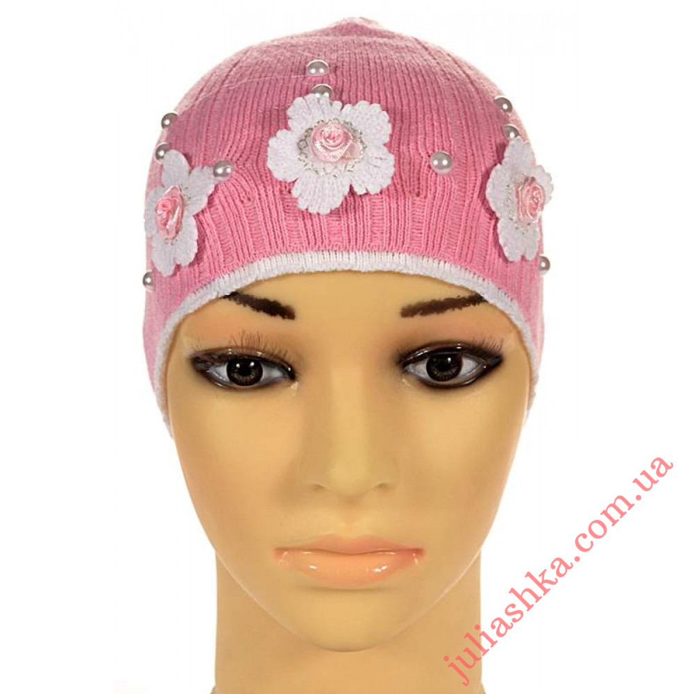 60 AMAL(48-52р.детская вязаная шапка)