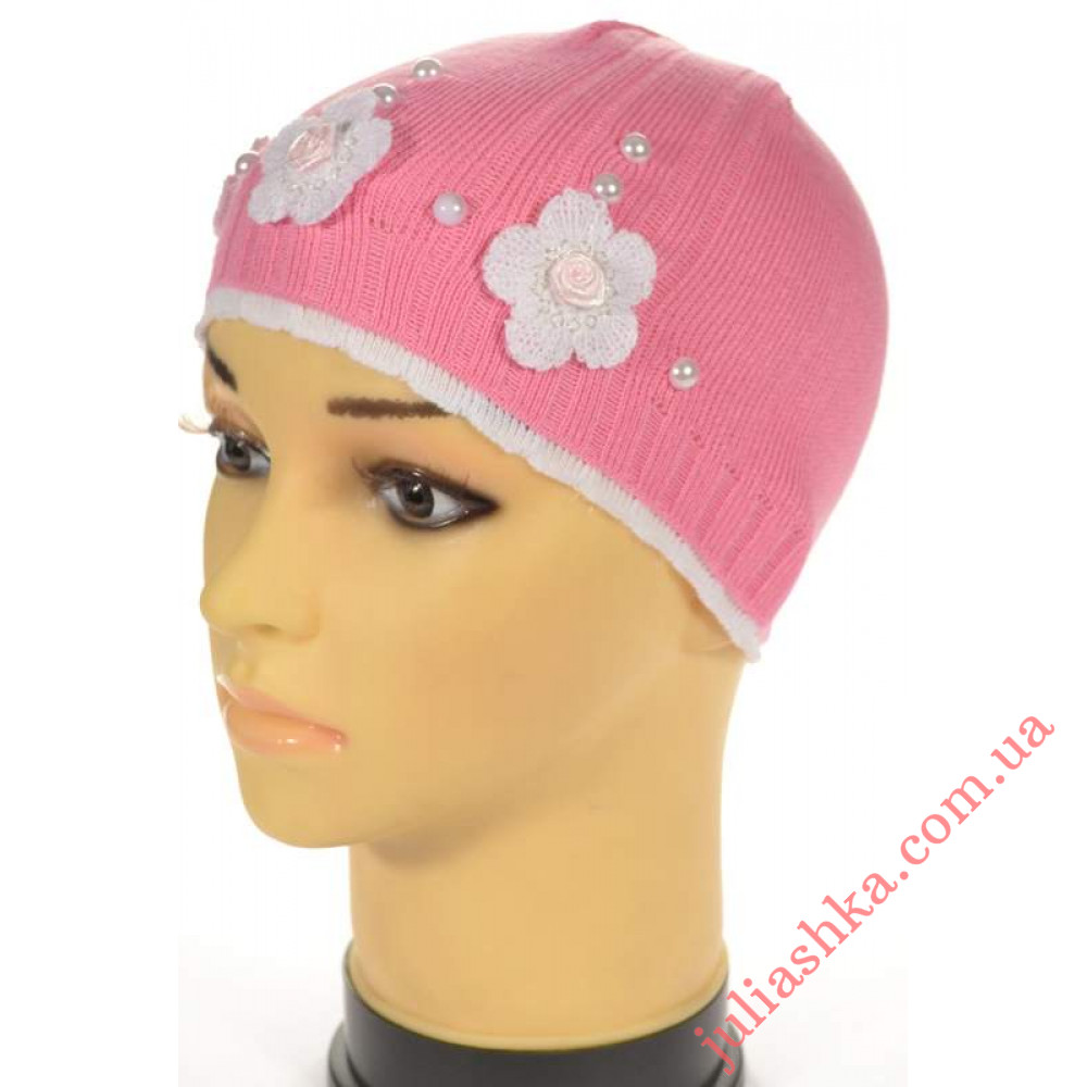 60 AMAL(48-52р.детская вязаная шапка)