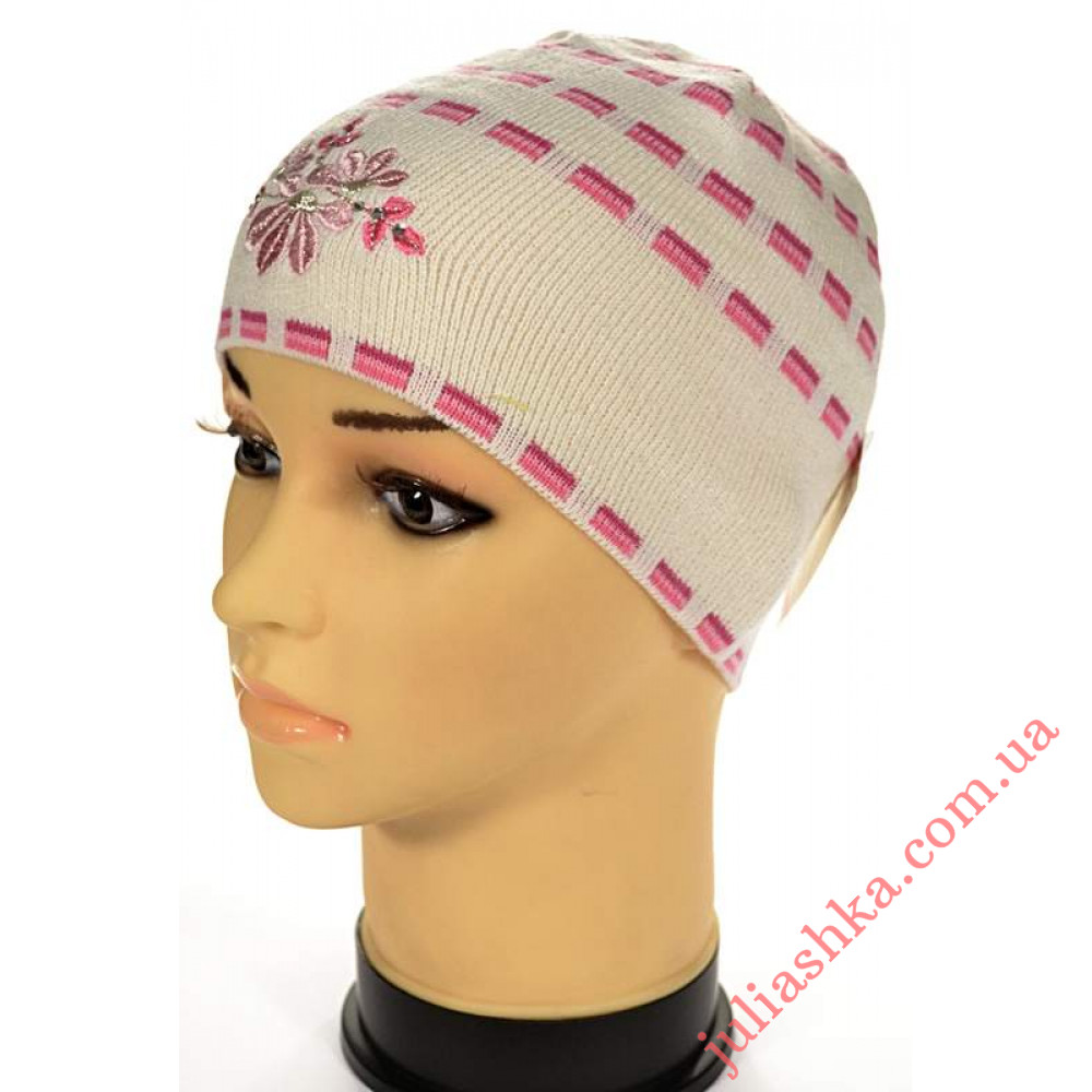 62 AMAL(48-50р.детская вязаная шапка)