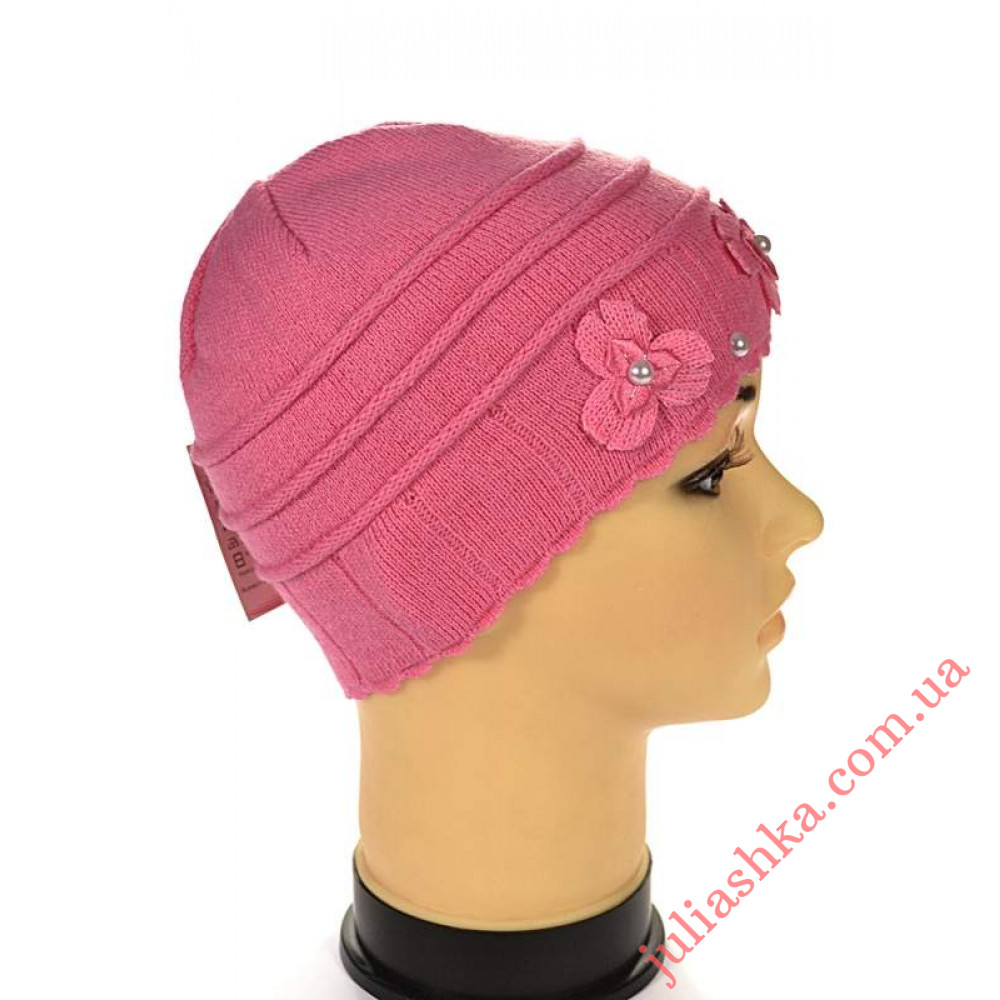 65 AMAL(50-52р.дитяча в'язана шапка)