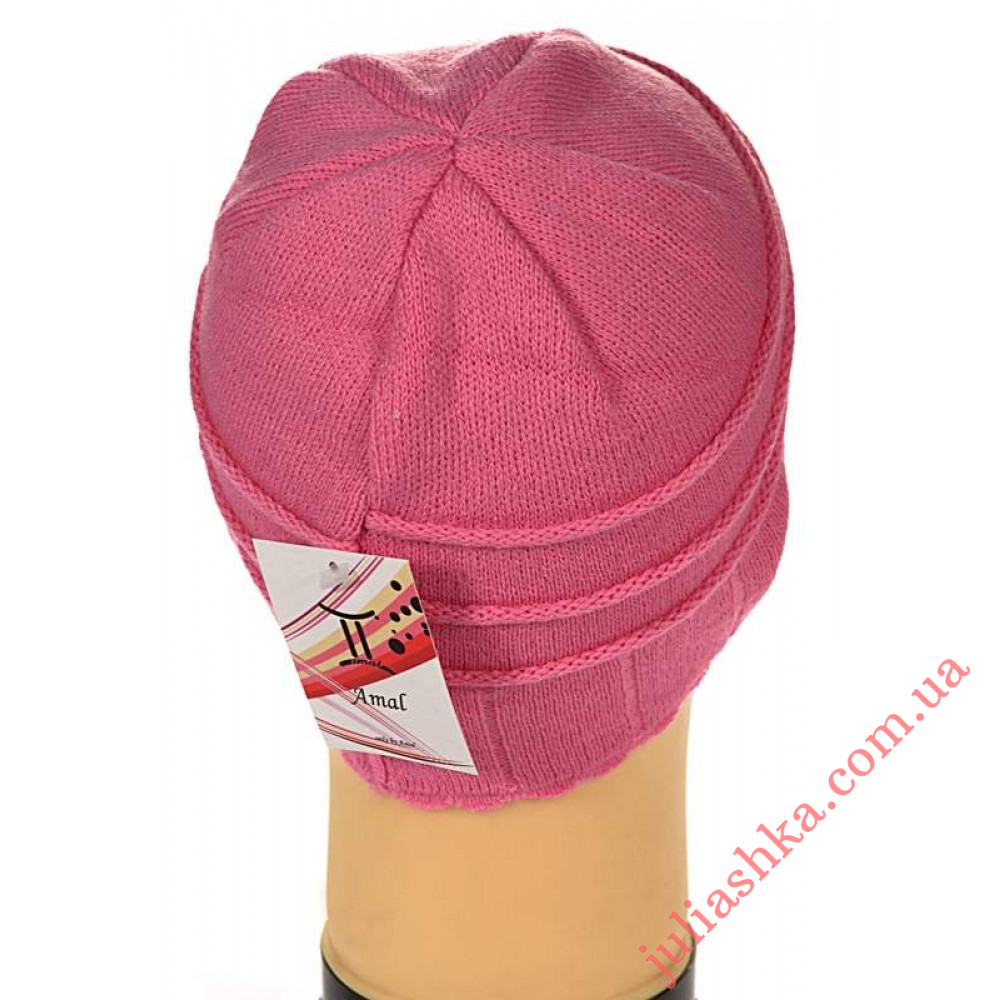 65 AMAL(50-52р.дитяча в'язана шапка)