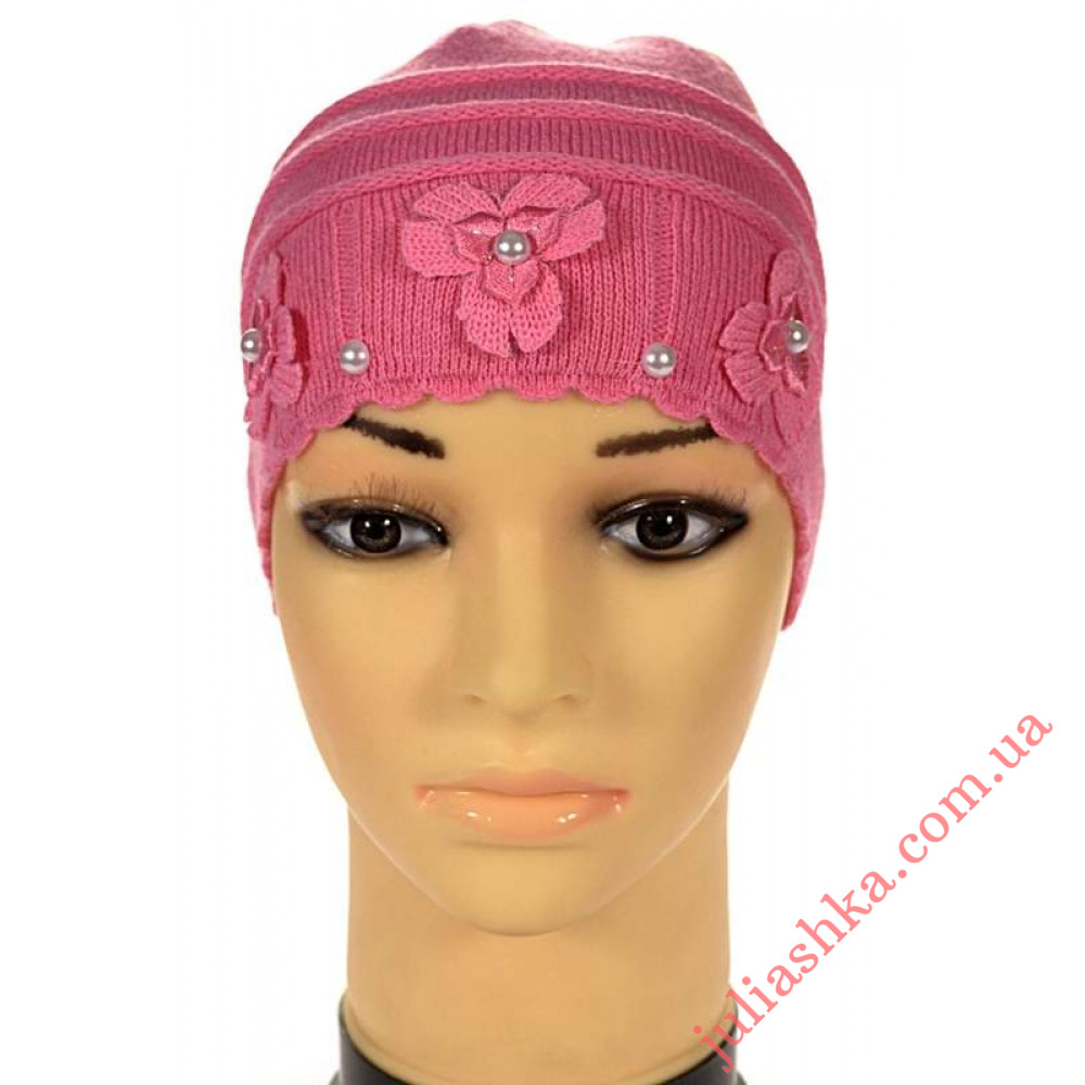 65 AMAL(50-52р.детская вязаная шапка)