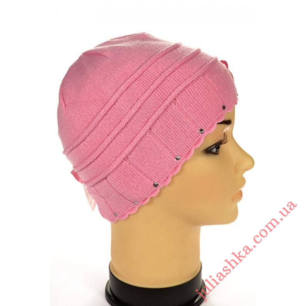 66 AMAL(50-52р.детская вязаная шапка)