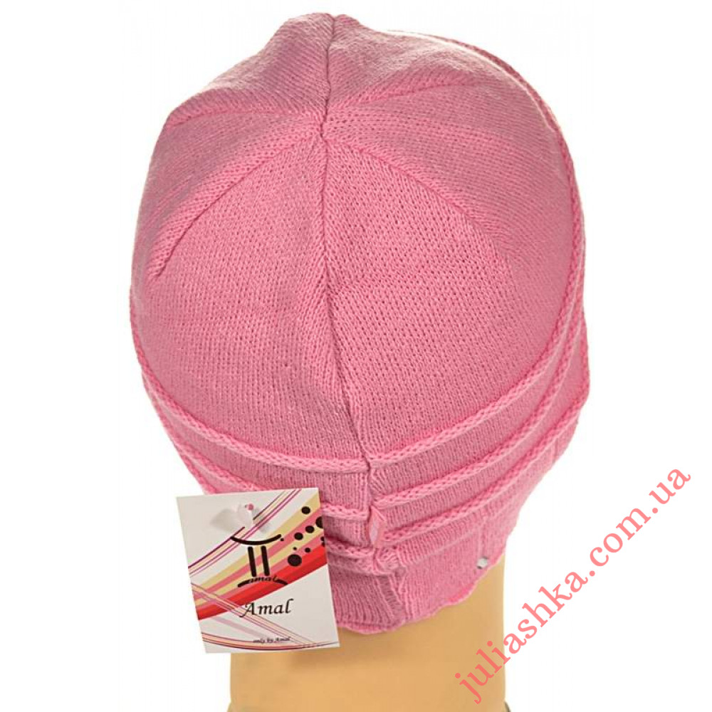 66 AMAL(50-52р.дитяча в'язана шапка)