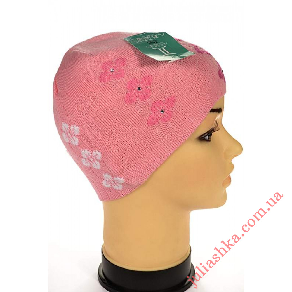 29 хлопок AMAL(48-50р.детская вязаная шапка)