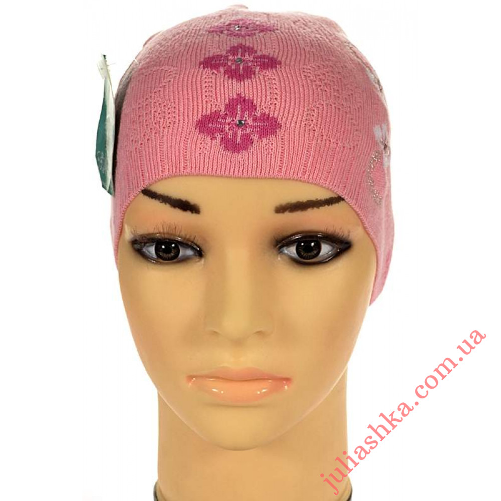 29 хлопок AMAL(48-50р.детская вязаная шапка)