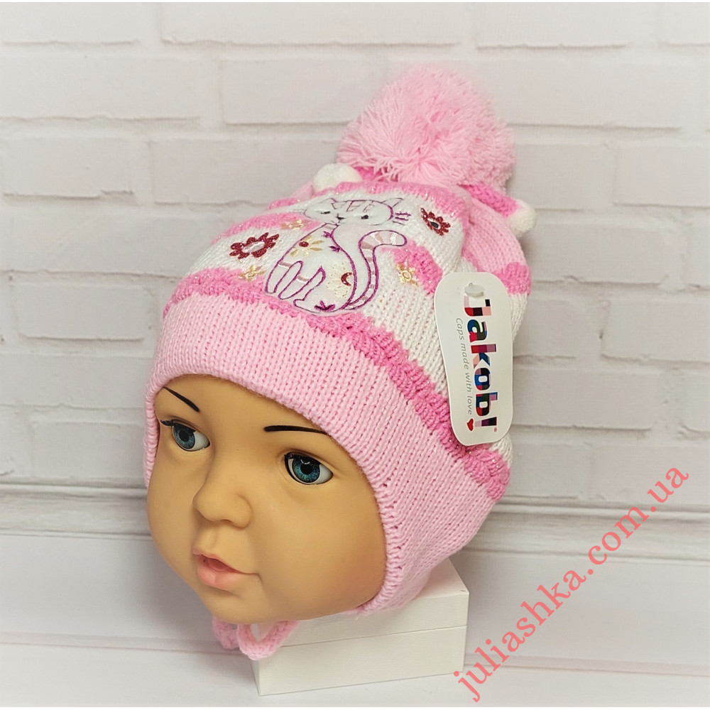 040D JAKOB(46-50р.детская вязаная шапка)
