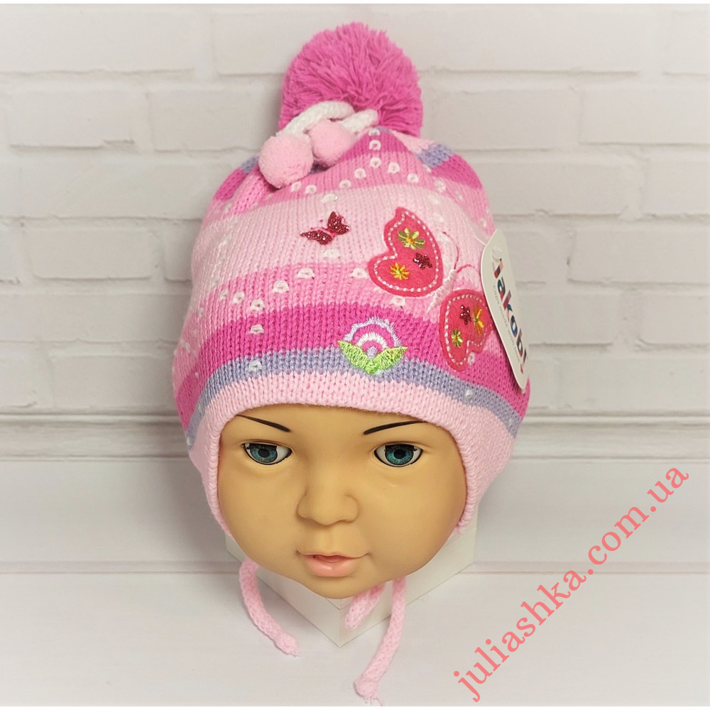 041D JAKOB(46-50р.дитяча в'язана шапка)