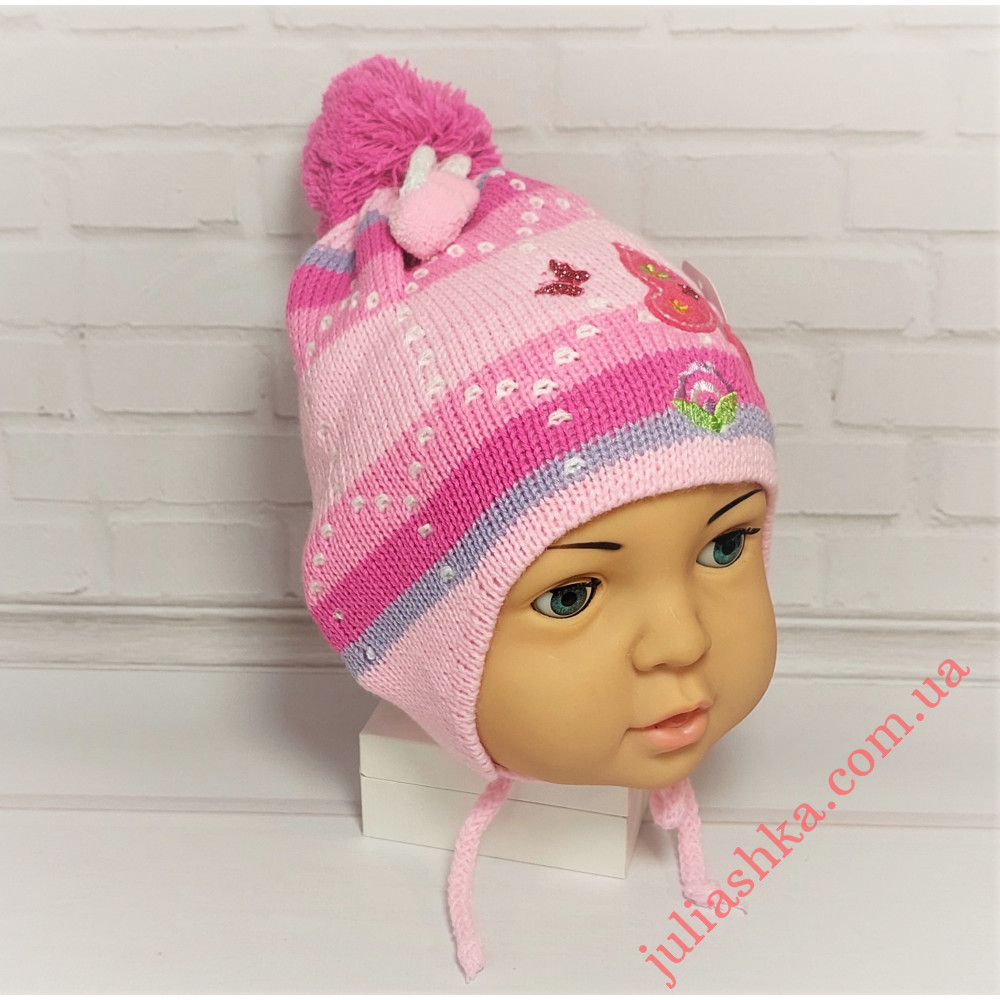 041D JAKOB(46-50р.детская вязаная шапка)