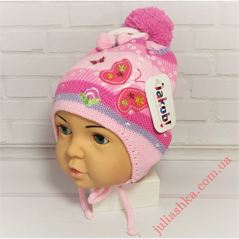 041D JAKOB(46-50р.детская вязаная шапка)