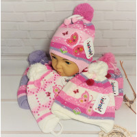 041D JAKOB(46-50р.детская вязаная шапка)