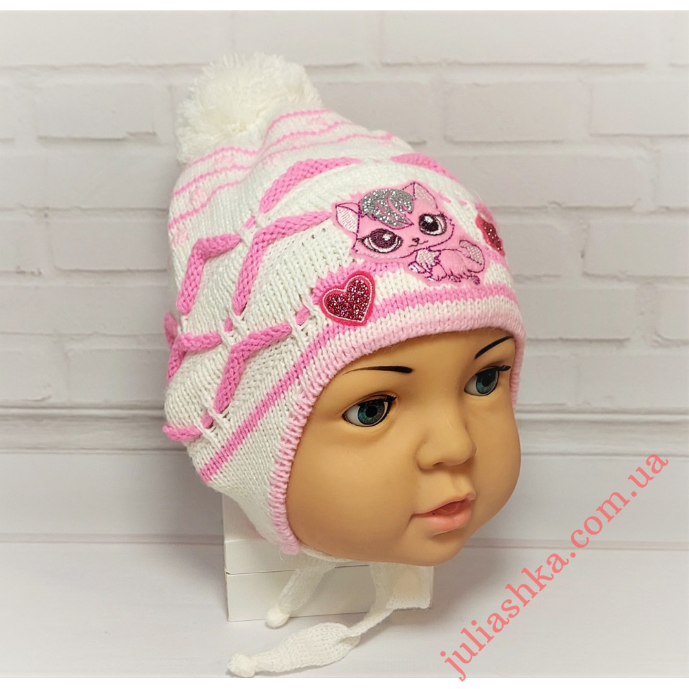 042D JAKOB(46-50р.детская вязаная шапка)