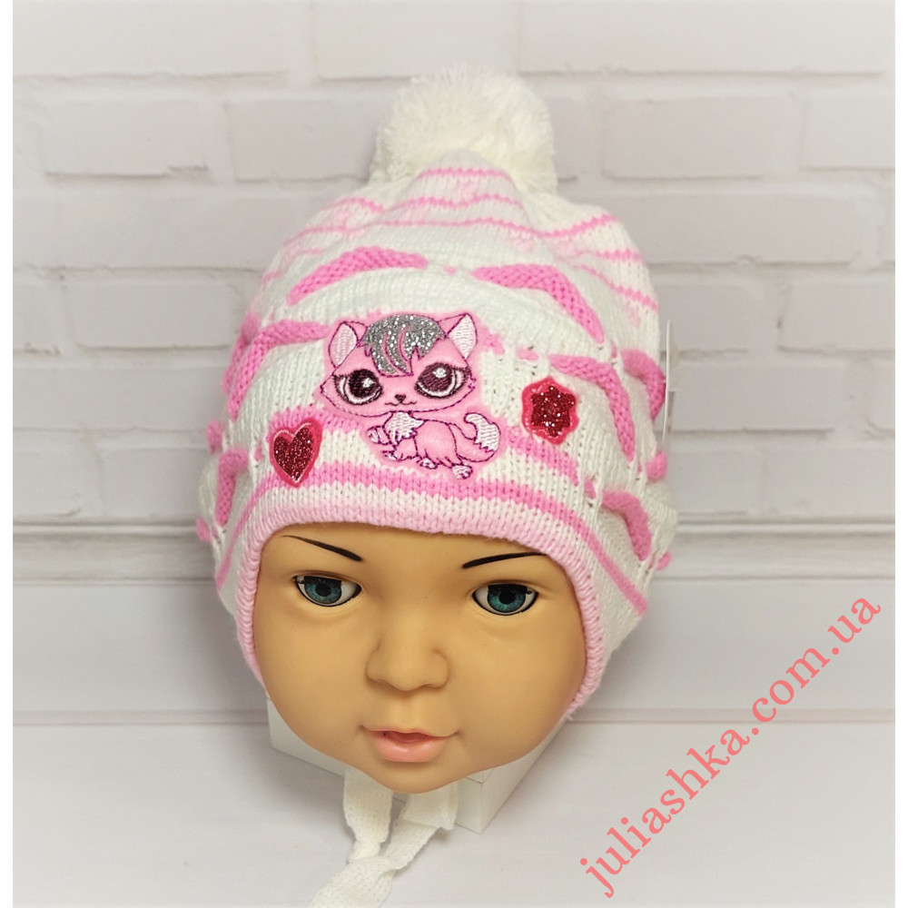 042D JAKOB(46-50р.дитяча в'язана шапка)