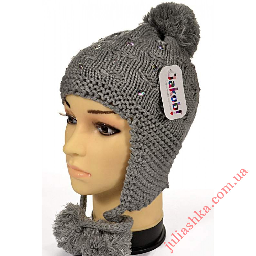 023D JAKOB(48-52р.детская вязаная шапка)