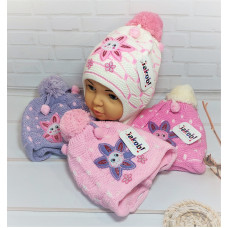 017D JAKOB(46-50р.детская вязаная шапка)