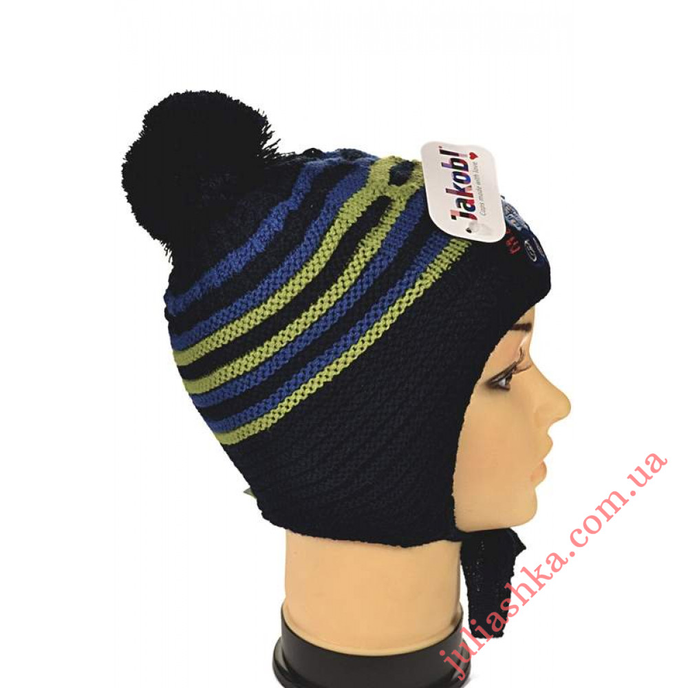 015D JAKOB(48-52р.детская вязаная шапка)