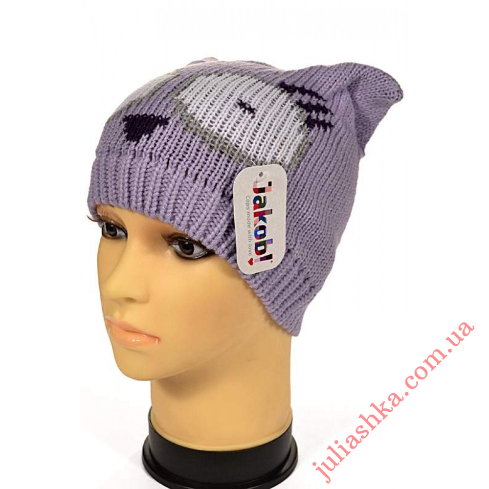 028D JAKOB(50-54р.детская вязаная шапка)