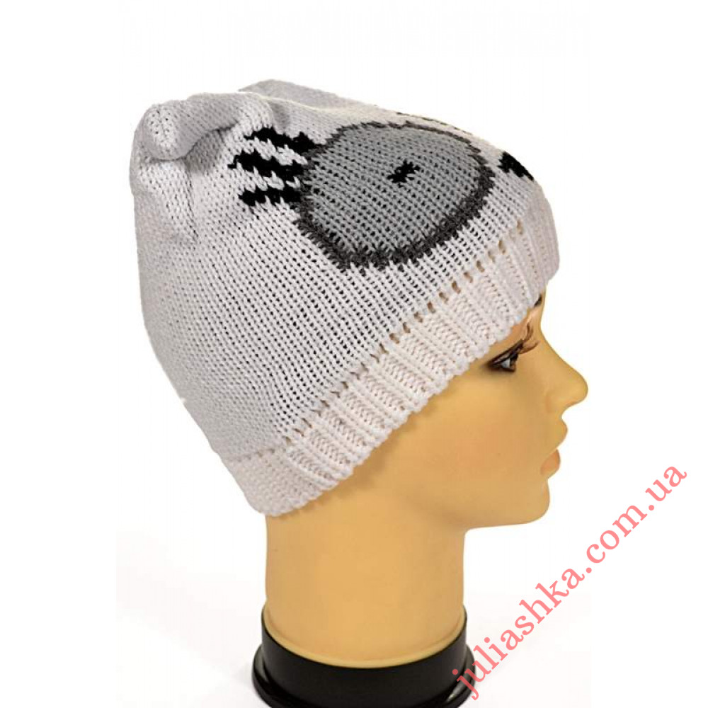 028D JAKOB(50-54р.дитяча в'язана шапка)