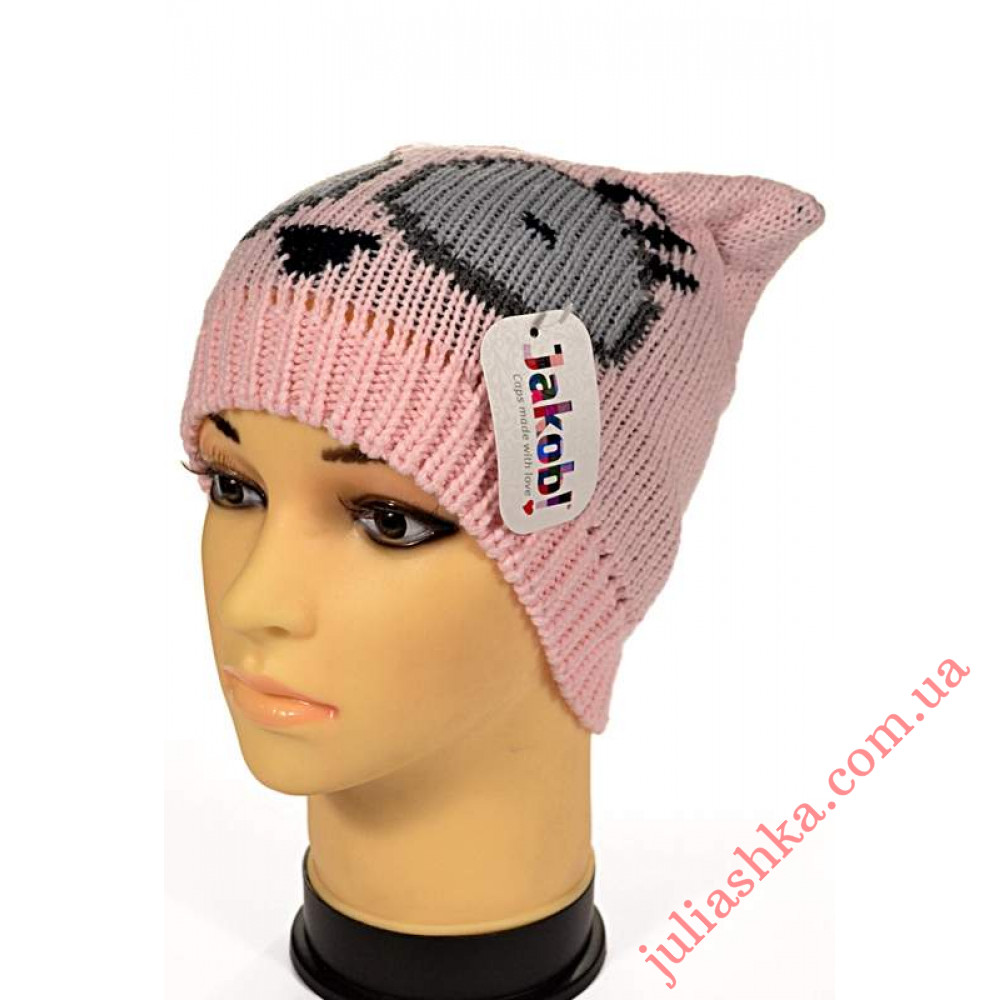 028D JAKOB(50-54р.дитяча в'язана шапка)
