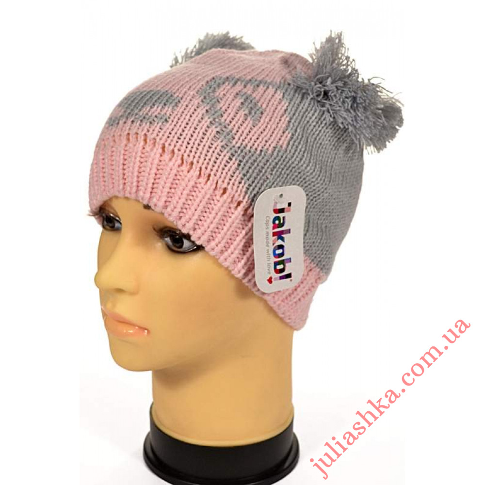032D JAKOB(50-54р.детская вязаная шапка)