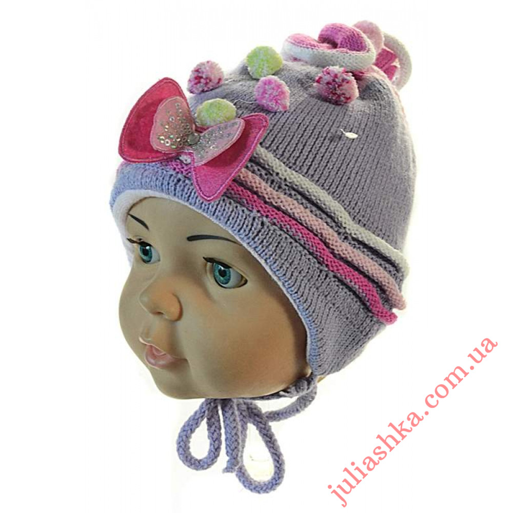 015Р JAKOB(44-48р.детская вязаная шапка)