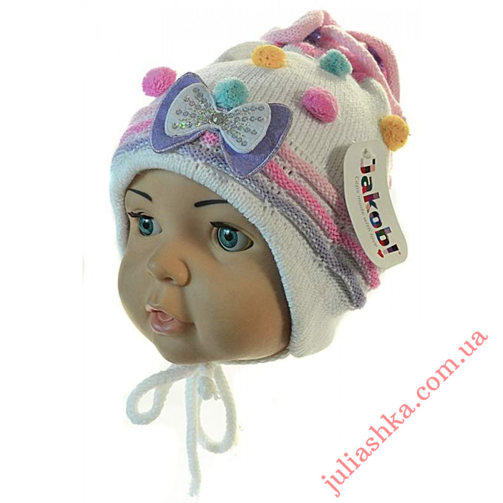 015Р JAKOB(44-48р.дитяча в'язана шапка)
