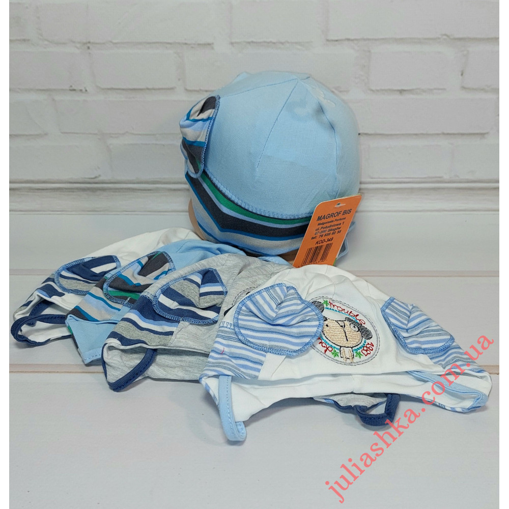 349 MAGROF(36-42р.детская трикотажная шапка)