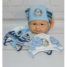 349 MAGROF(36-42р.детская трикотажная шапка)