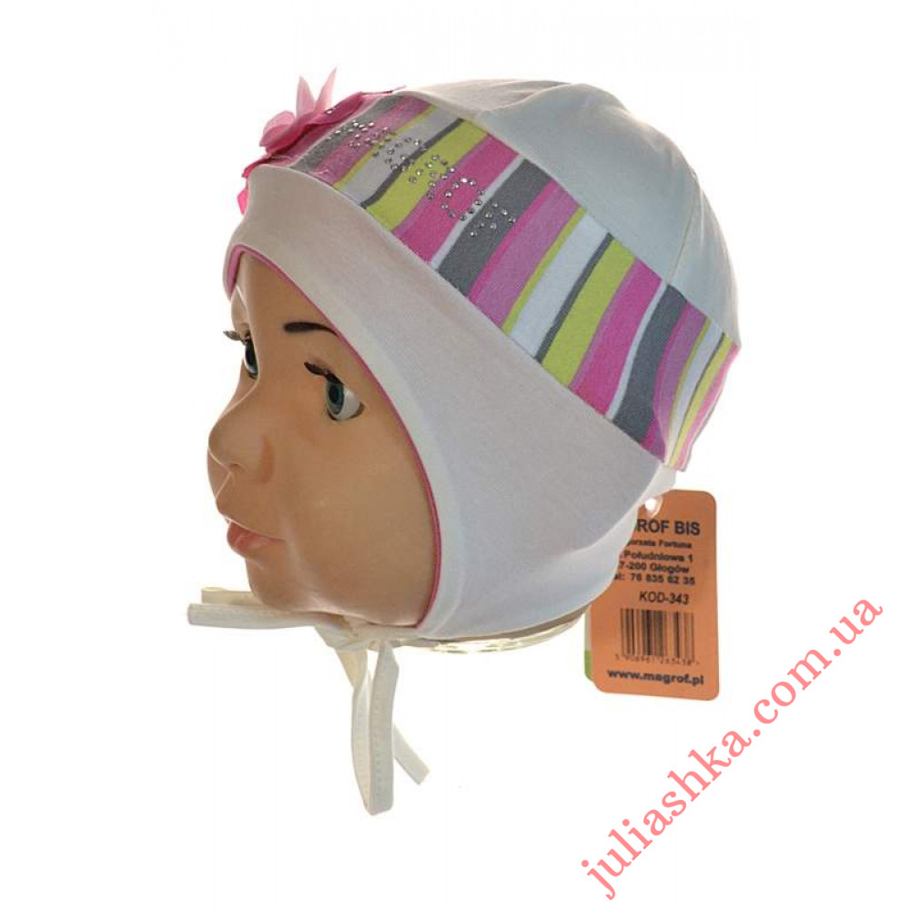 343 MAGROF(36-42р.детская трикотажная шапка)