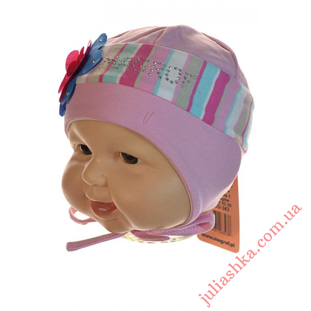 343 MAGROF(36-42р.дитяча трикотажна шапка)